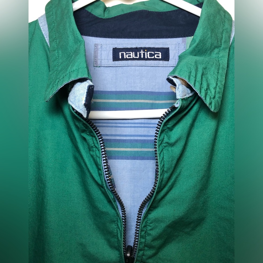 NAUTICA Men’s Size Large Reversible Jacket - Picture 5 of 15